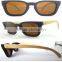 Classical Two-tone Wooden Frame Sunglasses