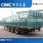 CIMC Quality Tri-axle Fence Semi Trailer ,Used Semi Livestock Stake Trailers