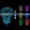 3D Optical Night Light Skull 7 RGB Light Colors 10 LEDs AA Battery or DC 5V Mixed Lot