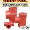 2"-10" Grooved fitting Reducing tee manufacturer in china