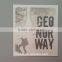 printing paper card with matte lamination