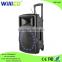 Newest Top Sell Plastic Portable Stereo Digital Speaker With Light