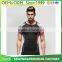Factory price custom mens gym fittness tight-fitting quick dry sport t shirt