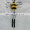 handpainted metal butterfly wind chime for home decoration