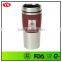 eco friendly 16 ounce food grade stainless steel travel tumbler with press lid