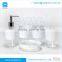 Tooth Brush, Set or Separate of Tumbler Cotton Jar Lotion Dispenser Soap Dish Acrylic Bathroom Accessory