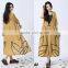 summer long Linen dress for fat woman