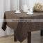 Cheap Jacquard Damask Polyester Table cloth leaf design