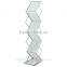 Fashionable Acrylic Zigzag Literature Holder