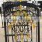Decorative wrought iron fence / spear top metal fence