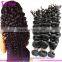 Double Drawn 100% Virgin Real Brazilian Hair Weft Cheap Deep Wave Human Hair Weft