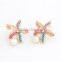 Sea star pearl jewelry latest products in market earrings women