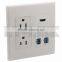 HDMI 3.5mm audio USB3.0 and AC power wall plate Support Customization