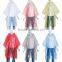 pe poncho PVC raincoat, Raincoat/pe rain disable yellow work rain coat poncho