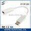 Конвертер DP (мужской) в HDMI (женский), адаптер Displayport в HDMI