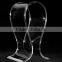 Factory direct price high crystal acrylic headphone display stand