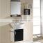 1048 Compact PVC wall-mounted bathroom cabinet with shelves and pots
