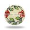 Ceramic Tomato with Six Petal Red Flower print