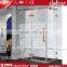 cheap stainless steel 304 framework shower enclosure, tempered glass shower enclosure
