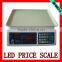 LED Display 30kg Electronic Price Balance / 6kg scale electronic