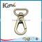 D shape custom metal key chain snap hook for bag