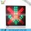 Stainless Case 600mm Red Cross Green Arrow Stop Go Traffic Toll Station Indicating Light