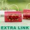 Good quality wedding 300g art card paper box packaging for candy with handle