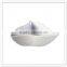 Pink solid color EU standard melamine candy bowl, party hear shape large bowl