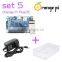 Orange Pi Plus 2E SET5: Pi Plus 2E + Power Supply +Transparent Acrylic Case Support Ubuntu Debian Beyond Raspberry