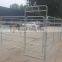 Cheap fence 6 or 5bar Galvanized PVC used horse fence panels,used wrought iron pipe cattle livestock fencing for farm