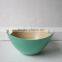 Made in Vietnam spun bamboo bowl for mixing salad, kitchenware