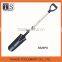 Hot sale different types of camping steel garden shovel with wooden handle