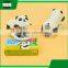 plastic mini cartoon portable office stationery manual panada paper stitcher stapling machine stapler