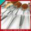 Newest Hot Sell Oval Tooth Brush Makeup Brush Set 10 pcs / 5 pcs Golden Beauty makeup brushes