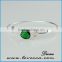 Personalized Glass Infinity Bracelet with Birthstone Charm