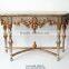 Mirror Bedside Console Table With Marble Top Luxury