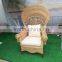 2017new fashion style rattan furniture peacock chair natural rattan chair(BG11-M019)