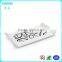 Engraved hot sale milk white acrylic soap dish tray, hotel soap dish