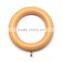 Light Brown Wood, Curtain Rod Ring Screw Eyelet To Fit Curtain Poles Up To 35mm Diameter
