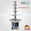 CHOCOLAZI Brand ALL Models 304# Stainless steel Auger( 4 5 6 7 four five six seven ) tiers Commercial chocolate fountain