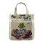 New Retro Craft Cotton Linen Tote Shopping Bags with competitive price