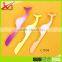 Gradient ramp rubber plastic material multifunctional eyelash tweezer for beauty salon
