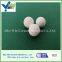 Inert alumina ceramic packing ball as the supporting material