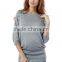 Wide Neckline 3/4 raglan sleeves Nursing Jumper pregnant women blouse new design