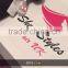 custom logo hair extension ribbon brand labels