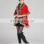 wholesale 2016 new winter latest design fashion knitted faux fox fur pashmina shawl for woman