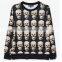 Men's Full Body Death's-head Human Skull Fleece Shirt