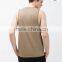wholesale plain design loose racer back tank tops for men