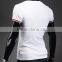 wholesale fashion casual V neck men tshirt made in china