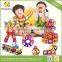 52pcs Promotional christmas amazing 3D ABS plastic magnetic building blocks toys for kids